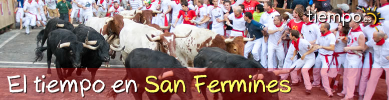 El tiempo para San Fermín 2017