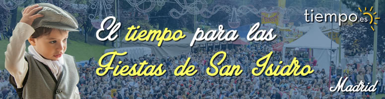 El tiempo para las Fiestas de San Isidro de Madrid 2017